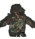 GhillieSuits Sniper Ghillie Suit Jacket Woodland Medium Hunting