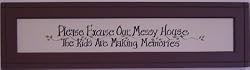 Large Framed Verse - Messy House