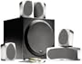 POLK AUDIO RM6005-TI 5-Piece Home Theater Speaker System, Titanium