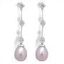 Lavender Gredal Freshwater Cultured Pearl Earring