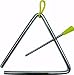 West Music 6" Steel Triangle with Striker & Holder