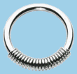 Spring Closure Ring 14 gauge by 1/2 inner diameter