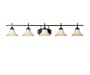 Maxim Lighting 10161WSOI 5 Light BEND Bathroom Light