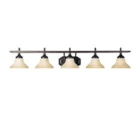 Maxim Lighting 10161WSOI 5 Light BEND Bathroom Light