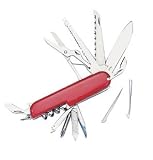 Rothco Red Swiss Army Type 11 Function Pocket Knife