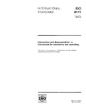 ISO 8777:1993, Information and documentation -- Commands for interactive text searching