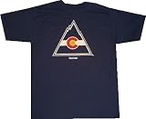 Colorado Rockies Hockey Reebok Throwback Vintage T Shirt