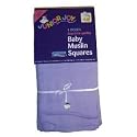 12 x New Lilac 100% Cotton New Muslin Squares