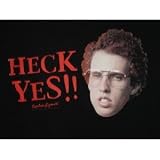 Napoleon Dynamite Heck Yes T-shirt Black Medium
