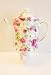 Ceramic Teapot Night Light with Pink Roses Floral Motif