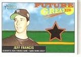 2005 Bowman Heritage Future Greatness Jersey Relics #JF Jeff Francis D - Colorado Rockies (Piece of Authentic Game Used Jersey) (Baseball Cards)