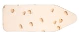 Brabantia Pebbles Ironing Table 124x38cm/22mm Ivory Frame, Steam Iron Rest