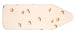 Brabantia Pebbles Ironing Table 124x38cm/22mm Ivory Frame, Steam Iron Rest