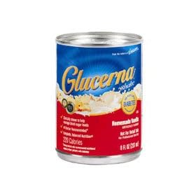 Glucerna For People With Diabetes Ready To Use Vanilla With Fiber, 8 Oz cans, Case Of 24