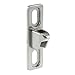 Slide-Co 142029 Sliding Door Keeper, Diecast, Chrome Plated, 1-11/16 Mounting Holes (Single Pack)