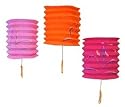 Mini Colored Paper Lanterns Set of 12