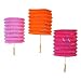 Mini Colored Paper Lanterns Set of 12