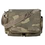 VINTAGE WOODLAND CLASSIC MESSENGER BAG Camo Canvas School Laptop