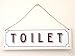 Antique Style Toilet Sign