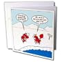 Rich Diesslins Funny General - Editorial Cartoons - Lobster Bad Vacation Spots - Greeting Cards-12 Greeting Cards with envelopes