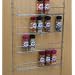 Four tier Back of door Spice, jar & packet rack -Chrome
