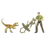 TRU Exclusive Jurassic Park Dino Trackers Desert Tracker Alan Grant vs. Velociraptor