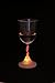 Flashing Panda LED Light Up Flashing 9 oz Wine Goblets, Lot of 4 Glasses