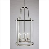 Robert Abbey Blake Six Light Pendant Polished Nickel
