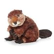 Plush Builder Beaver Flopsie By Aurora 12"
