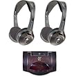 PYLE PLVWH6 Dual Wireless IR Mobile Video Stereo Headphones with Transmitter