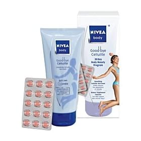 NIVEA Body Good-Bye Cellulite Gel Cream 6.7 oz & Dietary Supplement Caplets 30ct