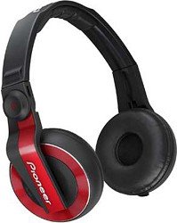 Pioneer HDJ-500R DJ Headphones - Red