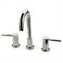 Fontaine Riviera Widespread Bathroom Faucet, Brushed Nickel - NF-EUW3-BN