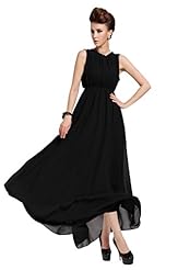 Chiffon Summer Tank Lace Flared-Skirt Prom Dress/Tunic/Maxi Dress 