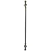 Allied Brass RW-3/18-ABR Retro Wave Collection 18 Inch Refrigerator Pull, 18", Antique Brass