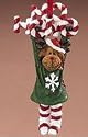 Boyds Bears Peppermint Stick Snowdooode Ornament #25016