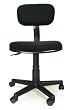 Leda C0886F29 Black Fabric Student Chair