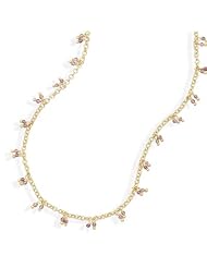 16"+2" 14 Karat Gold Plated Tourmaline Necklace
