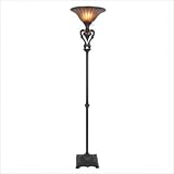 IMAGE OF Torchiere Lamp with Glass Shade
