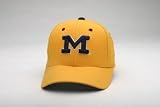 Michigan Wolverines DH Logo M Exact Fit Gold