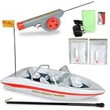 Aviva Fishin Buddy R/C Boat - White/Red