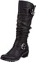 Rieker 90754, Damen Cowboy Stiefel, Schwarz (schwarz 00), EU 36