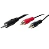 STEREO VERBINDUNG 3,5MM KLINKE ST / 2 X CINCH ST, L�NGE: 1,5M