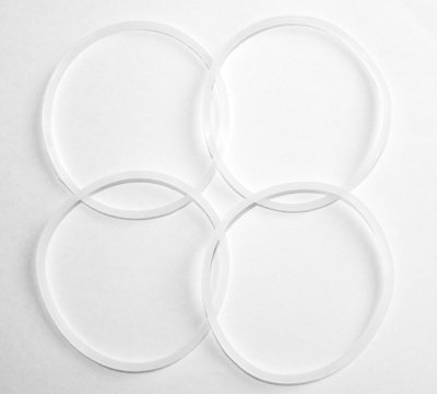 4 Replacement Gaskets compatible with Original Magic Bullet