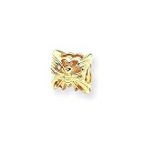 Butterfly Charm in 14K Gold for Pandora and most 3mm Bracelets