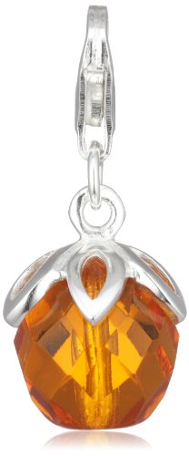 Heartbreaker Damen-Charm Glasperle orange 925 Sterlingsilber  HB 212 Preisvergleich