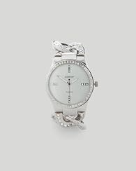 Rhinestone Link Watch