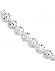 MMA Silver - 24 inch 7mm Sterling Silver Bead Necklace