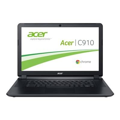 Acer C910-C37P 15.6&quot; LED (ComfyView) Notebook - Intel Celeron 3205U 1.50 GHz - Black - 4 GB RAM - 32 GB SSD - Intel HD Graphics - Chrome OS - 1366 x 768 Display - Bluetooth - NX.EF3AA.004