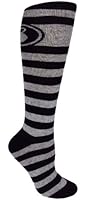 MOXY Socks Striped Kettlebell Knee-High Deadlift Socks